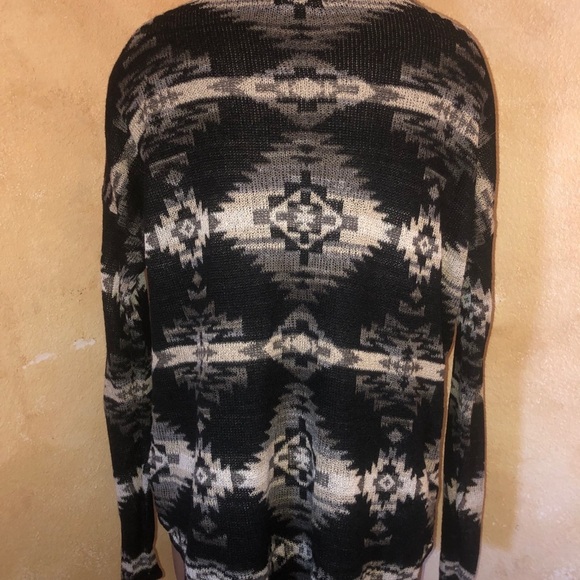 RL DENIM & SUPPLY Aztec Southwestern Print Sweater - Picture 6 of 6